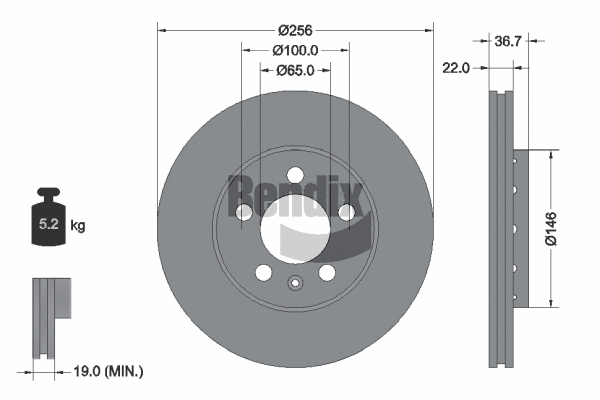 Brake Disc (BDS1002HC)