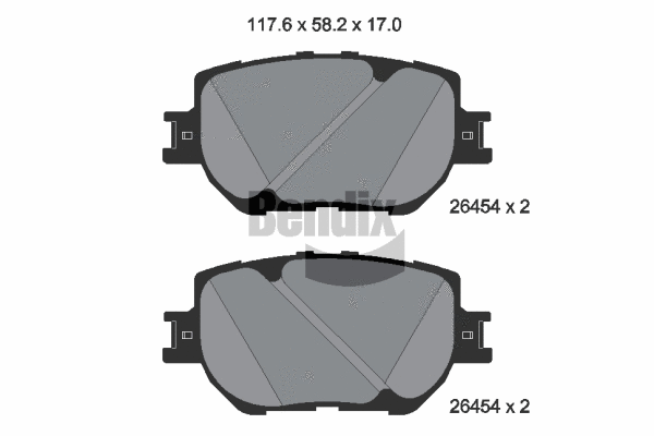 Brake Pad Set, disc brake (BPD2380)