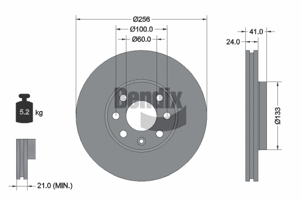 Brake Disc (BDS1261)