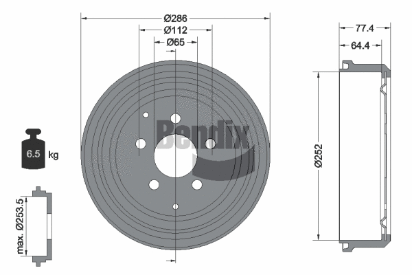 Brake Drum (BDM1008)