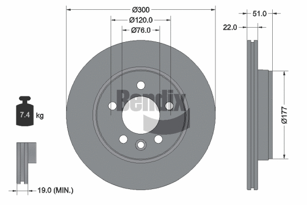 Brake Disc (BDS1541)
