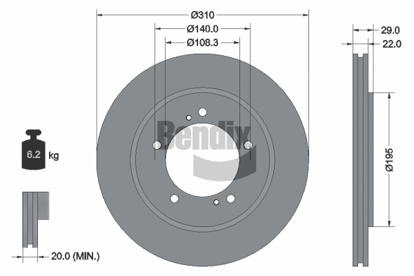 Brake Disc (BDS1741)