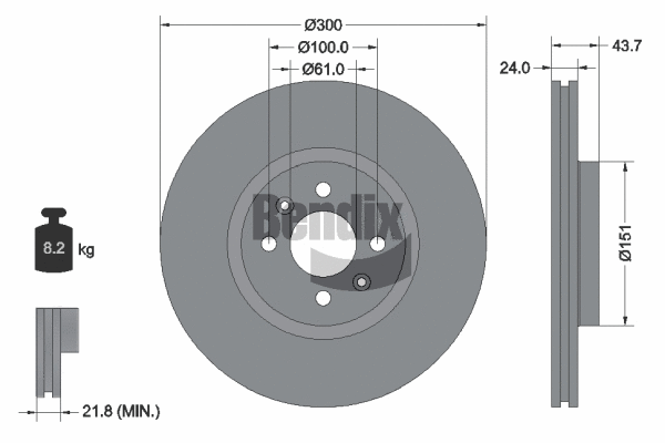 Brake Disc (BDS1060)
