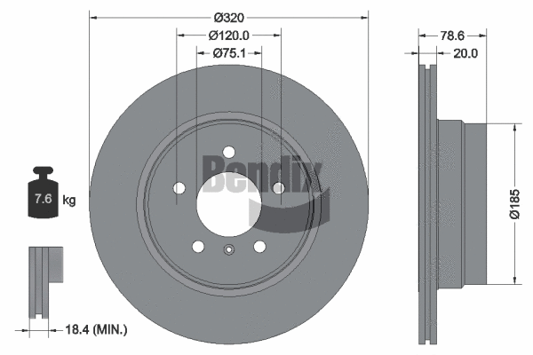 Brake Disc (BDS1318)