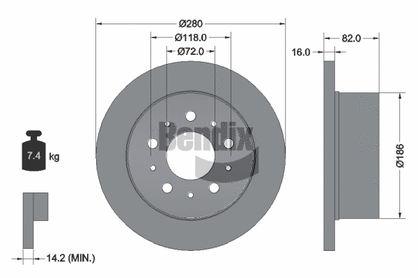 Brake Disc (BDS1027)