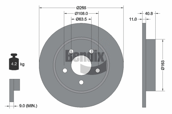 Brake Disc (BDS1138)