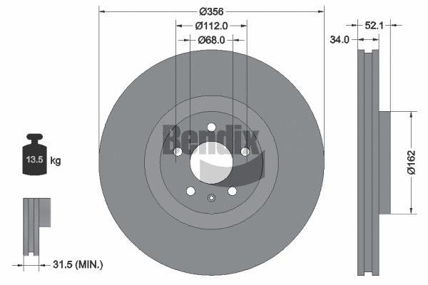 Brake Disc (BDS1455)