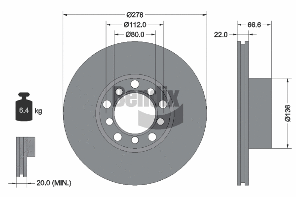 Brake Disc (BDS2101)