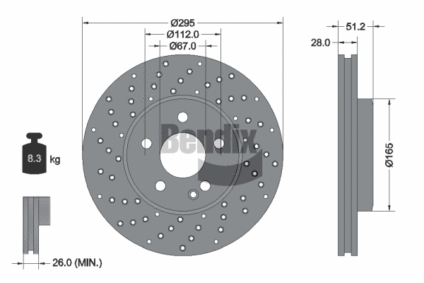 Brake Disc (BDS1209HC)