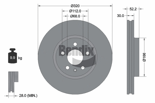 Brake Disc (BDS1228HC)