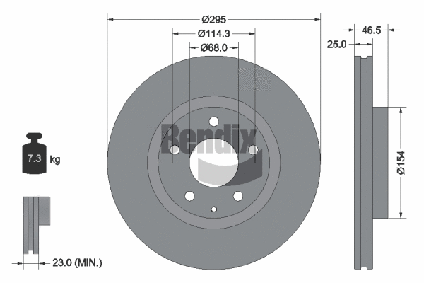 Brake Disc (BDS2184)