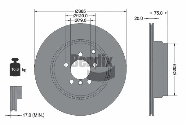 Brake Disc (BDS1897)