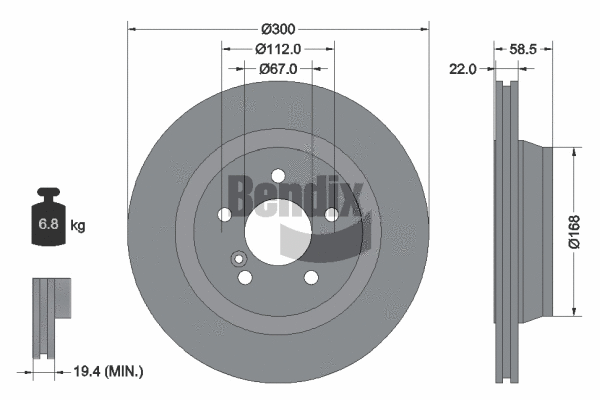Brake Disc (BDS1921)