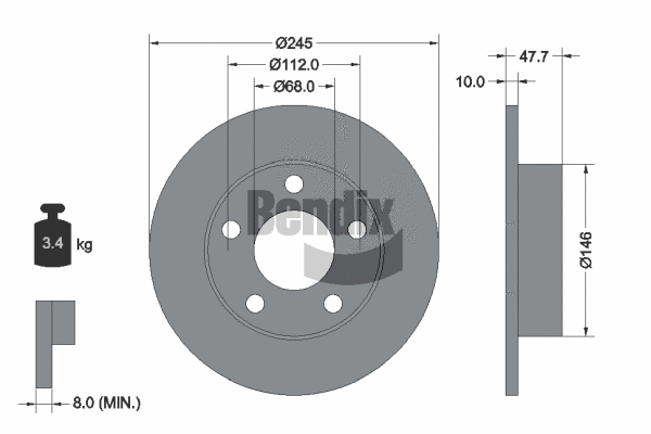 Brake Disc (BDS1679)