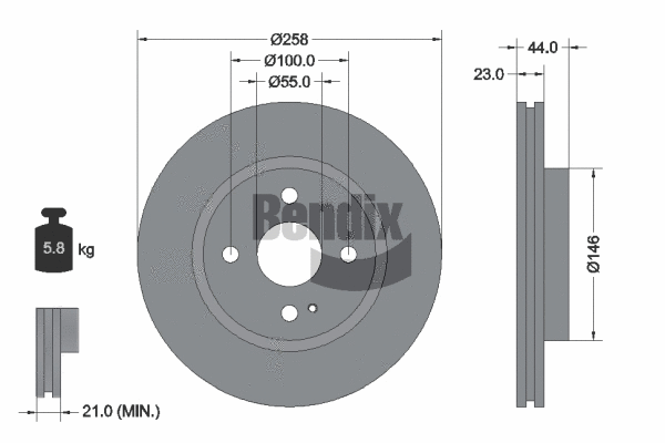 Brake Disc (BDS1327)