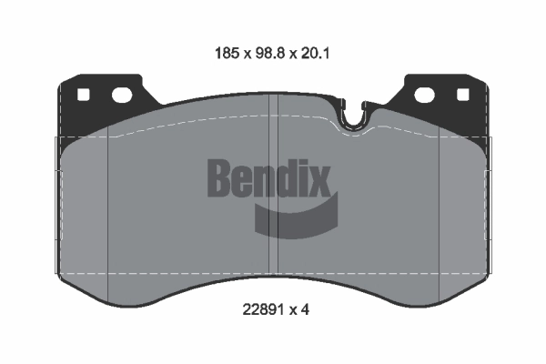 Brake Pad Set, disc brake (BPD2499)