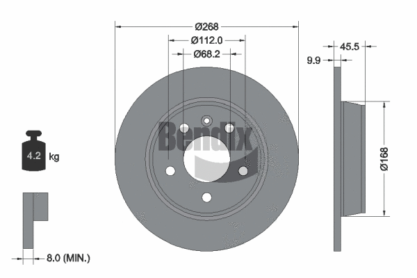Brake Disc (BDS1188)
