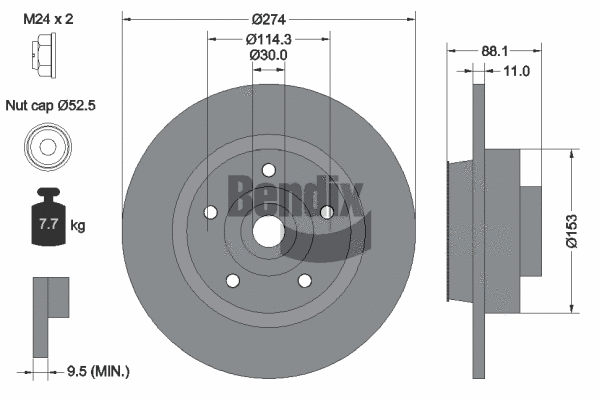 Brake Disc (BDS1163)