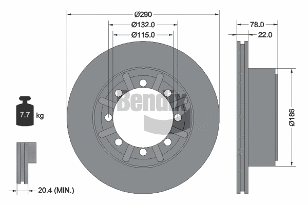 Brake Disc (BDS1785)