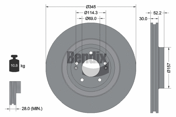 Brake Disc (BDS2181)