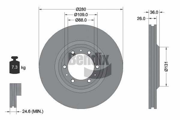 Brake Disc (BDS1955)
