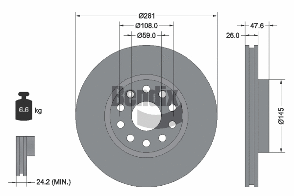 Brake Disc (BDS2155)