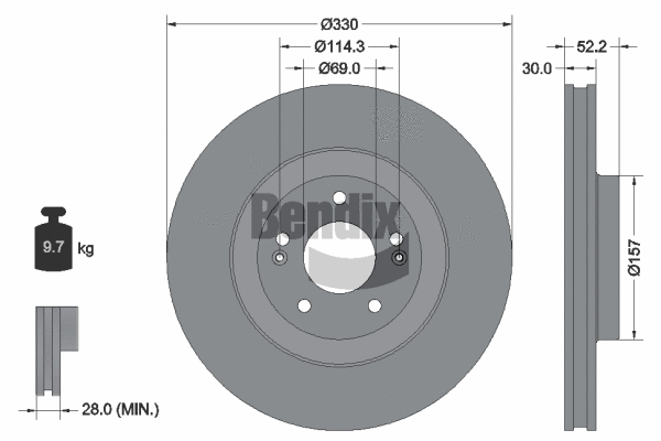 Brake Disc (BDS2249)