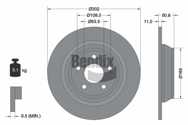 Brake Disc (BDS1678)