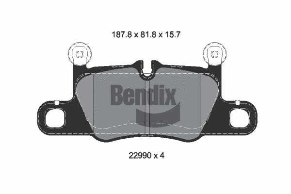 Brake Pad Set, disc brake (BPD2449)
