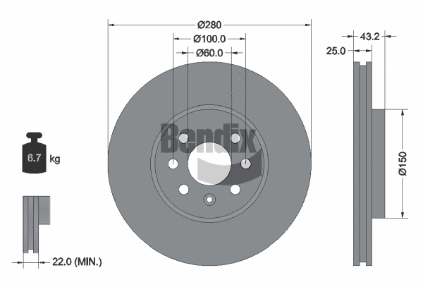 Brake Disc (BDS1423)