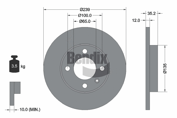 Brake Disc (BDS1221)