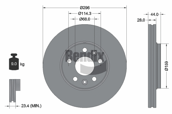 Brake Disc (BDS1026)