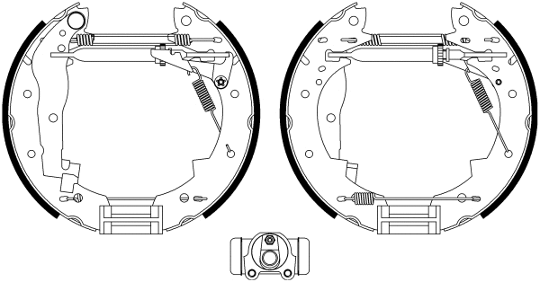 Brake Shoe Set (BXK2019)