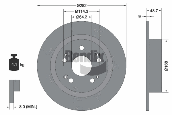 Brake Disc (BDS1838)