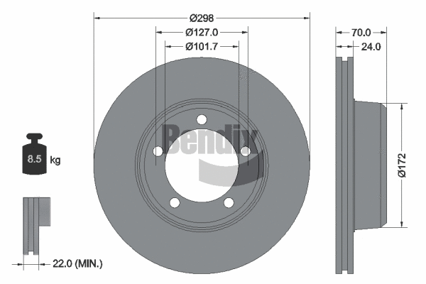 Brake Disc (BDS1755)