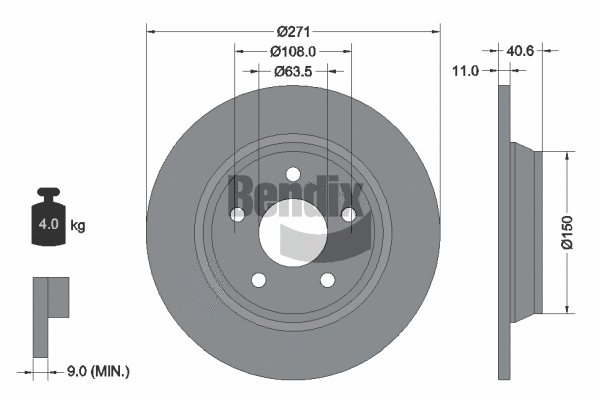 Brake Disc (BDS1590)
