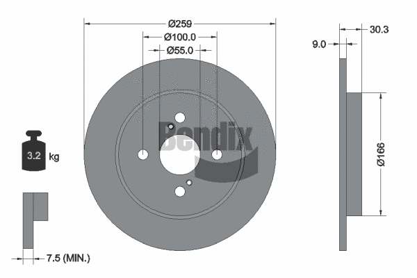 Brake Disc (BDS1524)