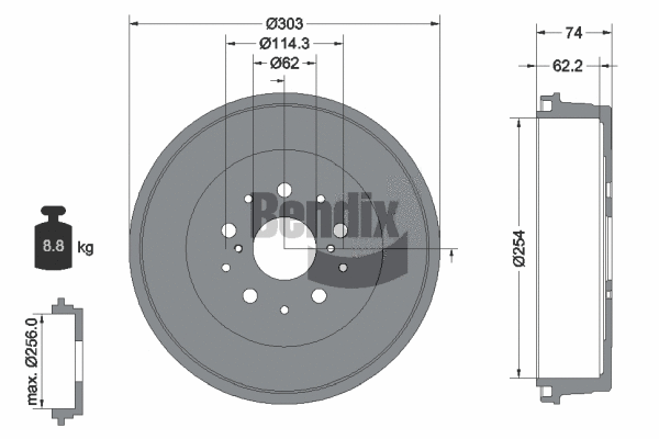 Brake Drum (BDM1113)