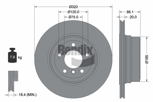 Brake Disc (BDS1850)