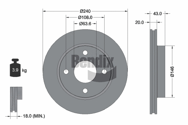 Brake Disc (BDS1258)
