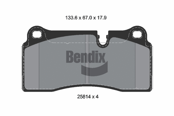 Brake Pad Set, disc brake (BPD2478)