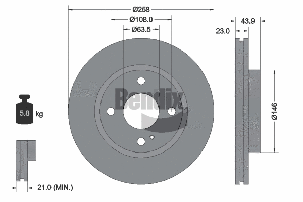 Brake Disc (BDS1023HC)