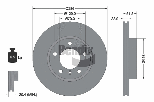 Brake Disc (BDS1141HC)