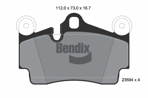 Brake Pad Set, disc brake (BPD1401)