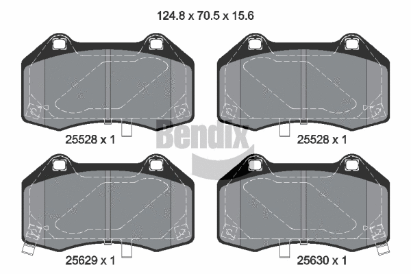 Brake Pad Set, disc brake (BPD2451)