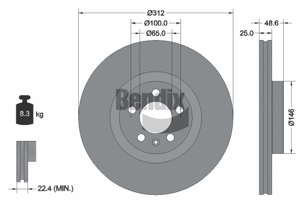 Brake Disc (BDS1589)