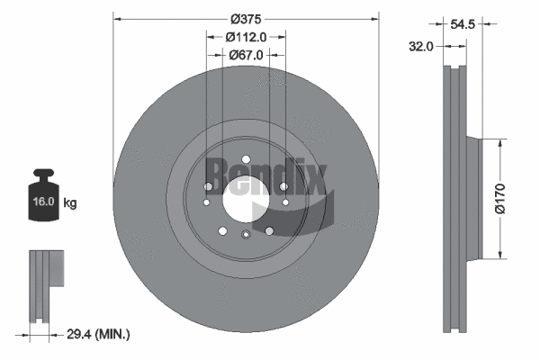 Brake Disc (BDS1834)