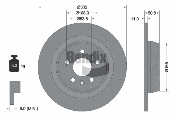 Brake Disc (BDS1080)