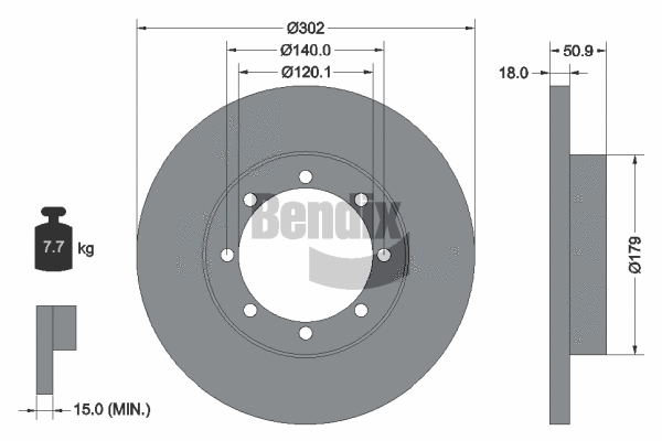 Brake Disc (BDS1253)
