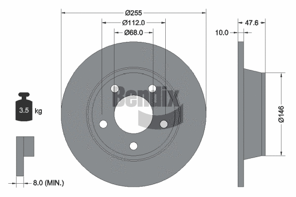 Brake Disc (BDS1711)